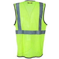 Occunomix Vests: Men's LUX SSGC FR Flame Resistant High Visibility Safety Vest