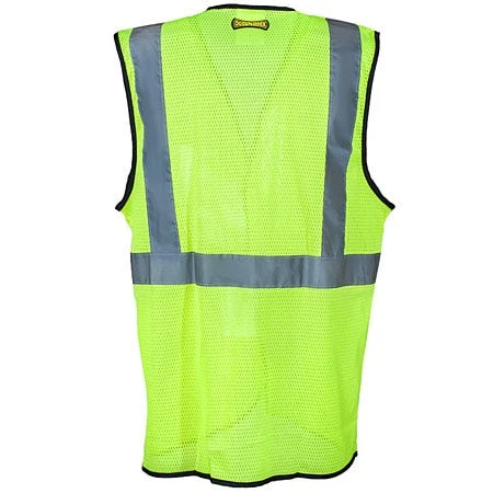 Occunomix Vests: Men's LUX SSGC FR Flame Resistant High Visibility Safety Vest Occunomix Vests: Men's LUX SSGC FR Flame Resistant High Visibility Safety Vest -Wrangler Store lux ssgc grn