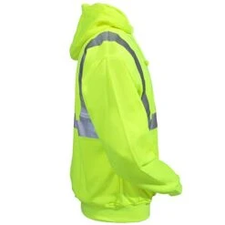 Occunomix Sweatshirts: Men's High Visibility Cotton Blend Hooded Sweatshirt OCCLUX-SWTLH Y 4 Occunomix Sweatshirts: Men's High Visibility Cotton Blend Hooded Sweatshirt OCCLUX-SWTLH Y -Wrangler Store lux swtlh y occunomixr 01 1