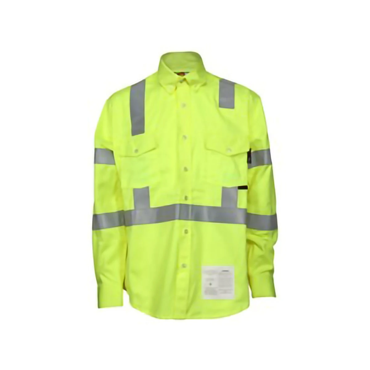 MCR Safety: Men's S1CL3L Fluorescent Lime Flame Resistant Work Shirt Class 3 Hi-Visibility Protection MCR Safety: Men's S1CL3L Fluorescent Lime Flame Resistant Work Shirt Class 3 Hi-Visibility Protection -Wrangler Store mcr s1cl3l 1hm