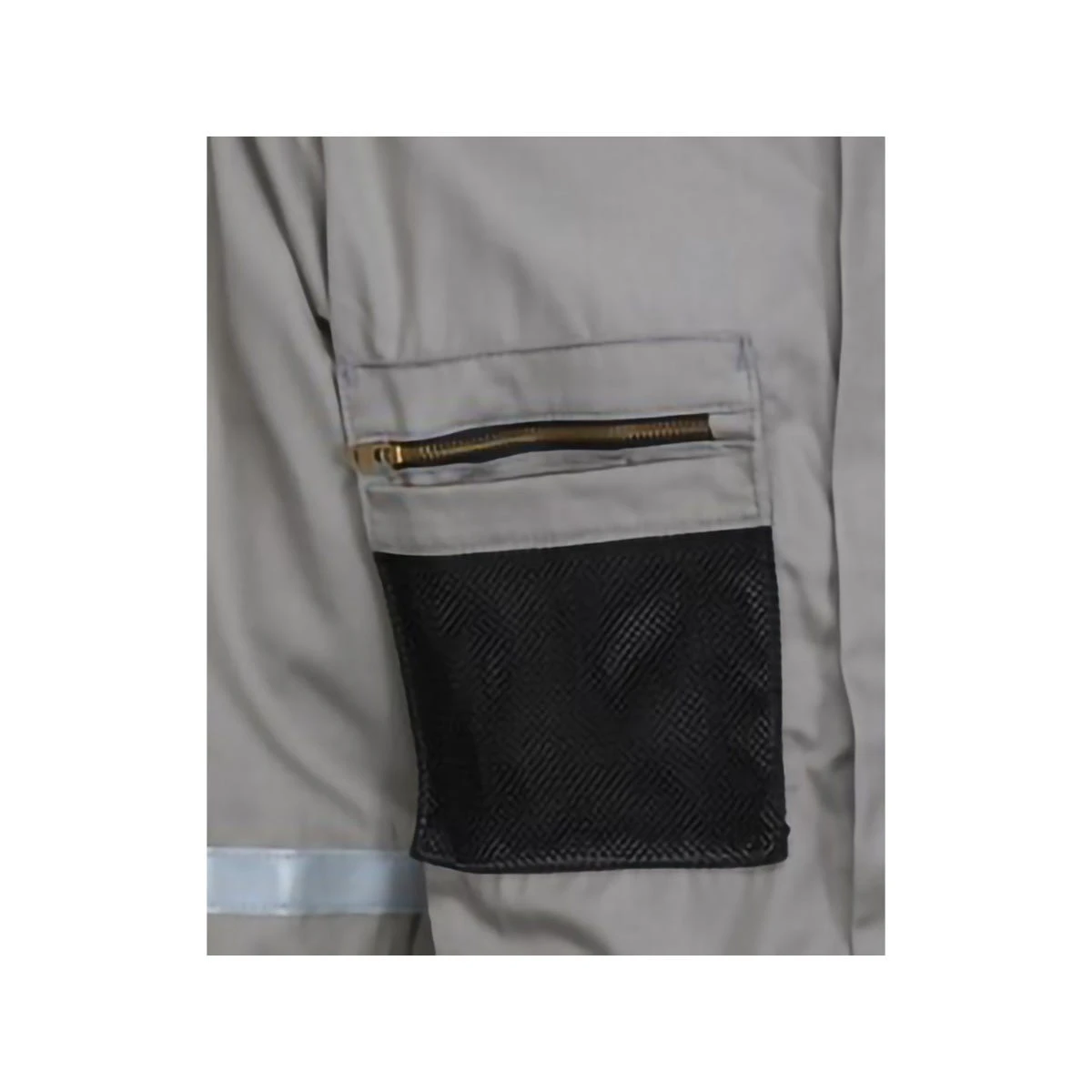 MCR Safety Coveralls: Men's SBC2011 Gray Summit Breeze FR Long Sleeve Coveralls MCR Safety Coveralls: Men's SBC2011 Gray Summit Breeze FR Long Sleeve Coveralls -Wrangler Store mcr sbc2011 detail4