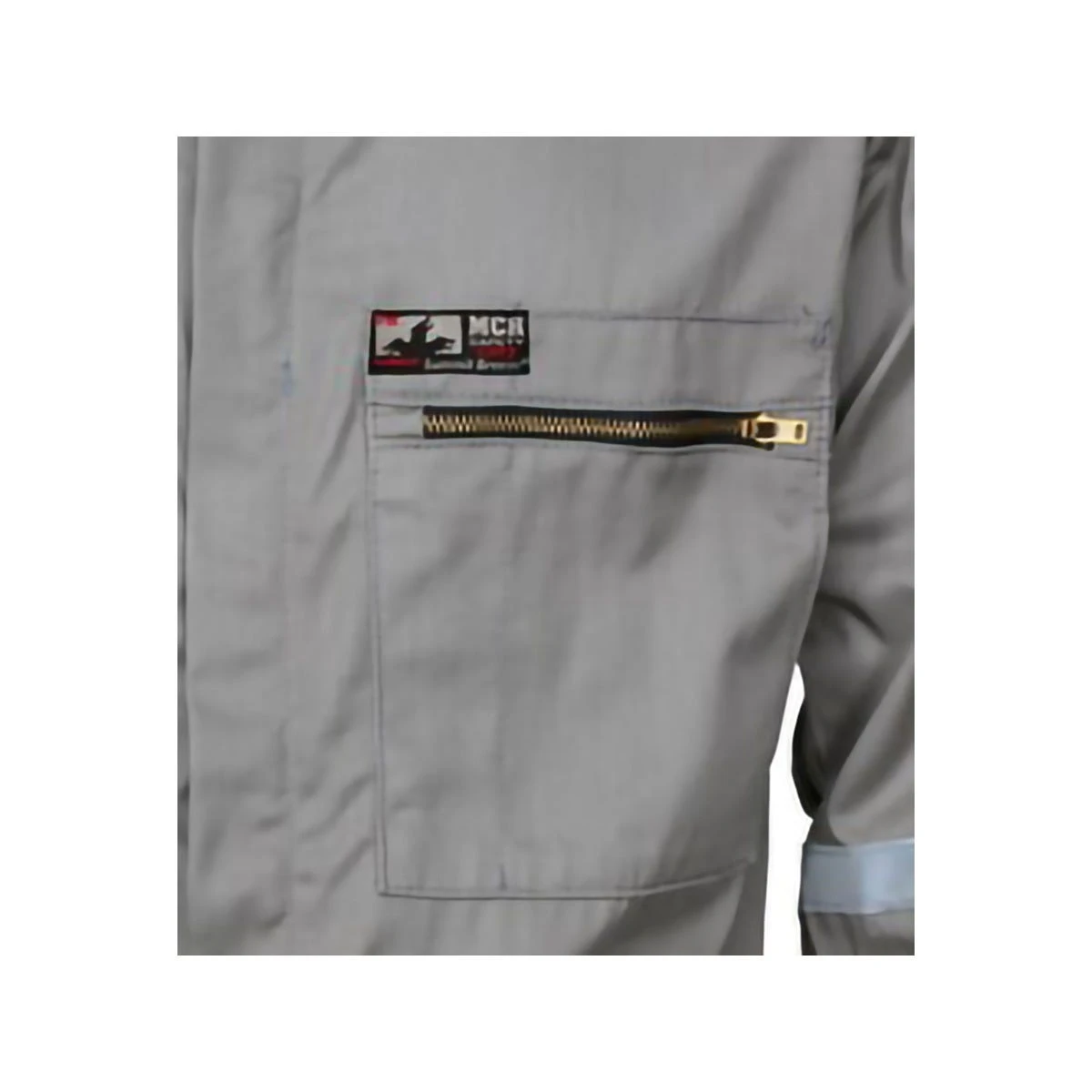 MCR Safety Coveralls: Men's SBC2011 Gray Summit Breeze FR Long Sleeve Coveralls MCR Safety Coveralls: Men's SBC2011 Gray Summit Breeze FR Long Sleeve Coveralls -Wrangler Store mcr sbc2011 detail5