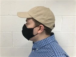 Mask: MK-CFM2 Black Fabric Reusable Double Layer Face Mask Mask: MK-CFM2 Black Fabric Reusable Double Layer Face Mask -Wrangler Store mk cfm2 3t