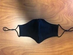 Mask: MK-CFM2 Black Fabric Reusable Double Layer Face Mask 4 Mask: MK-CFM2 Black Fabric Reusable Double Layer Face Mask -Wrangler Store mk cfm2 5t