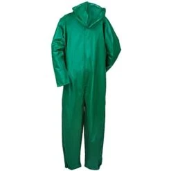 Tingley Coveralls: Men's FR PVC V41108 Waterproof Green Safety Coveralls -Wrangler Store o41008grn tingleyb 01