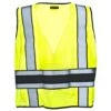Occunomix Vests: Men's LUX DPS DOR Deluxe Plain High Viz Safety Vest