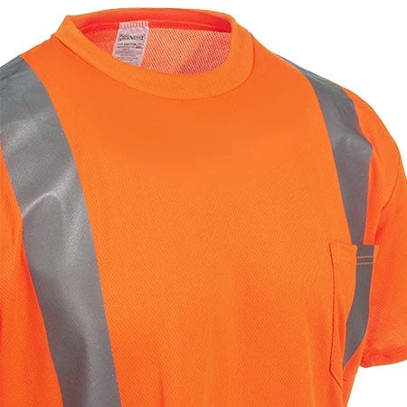 Occunomix Shirts: Men's High Visibility Orange LUX SSETP2B O Moisture Wicking Shirt Occunomix Shirts: Men's High Visibility Orange LUX SSETP2B O Moisture Wicking Shirt -Wrangler Store occunomix lux ssetp2b org cd 01