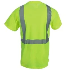 Work Clothes Discount Store 5 Occunomix Shirts: Men's Yellow LUX SSETPBK Y Hi Vis Black Bottom Work Shirt