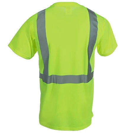 Occunomix Shirts: Men's Yellow LUX SSETPBK Y Hi Vis Black Bottom Work Shirt Occunomix Shirts: Men's Yellow LUX SSETPBK Y Hi Vis Black Bottom Work Shirt -Wrangler Store occunomix lux ssetpbk b 01