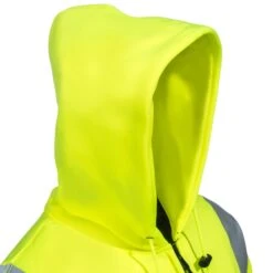 Occunomix Sweatshirts: Men's LUX SWTHZBK High Viz Black Bottom Full-Zip Sweatshirt -Wrangler Store occunomix lux swthzbk h 01