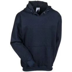 Occunomix Sweatshirts: Men's LUX SWTFR Navy Flame Resistant Hooded Sweatshirt -Wrangler Store occunomix swtfr nm f 01