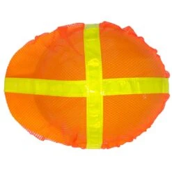 Occunomix Hat Covers: High-Visibility V896 R O Orange Hard Hat Cover -Wrangler Store occunomix v896 r o t 01