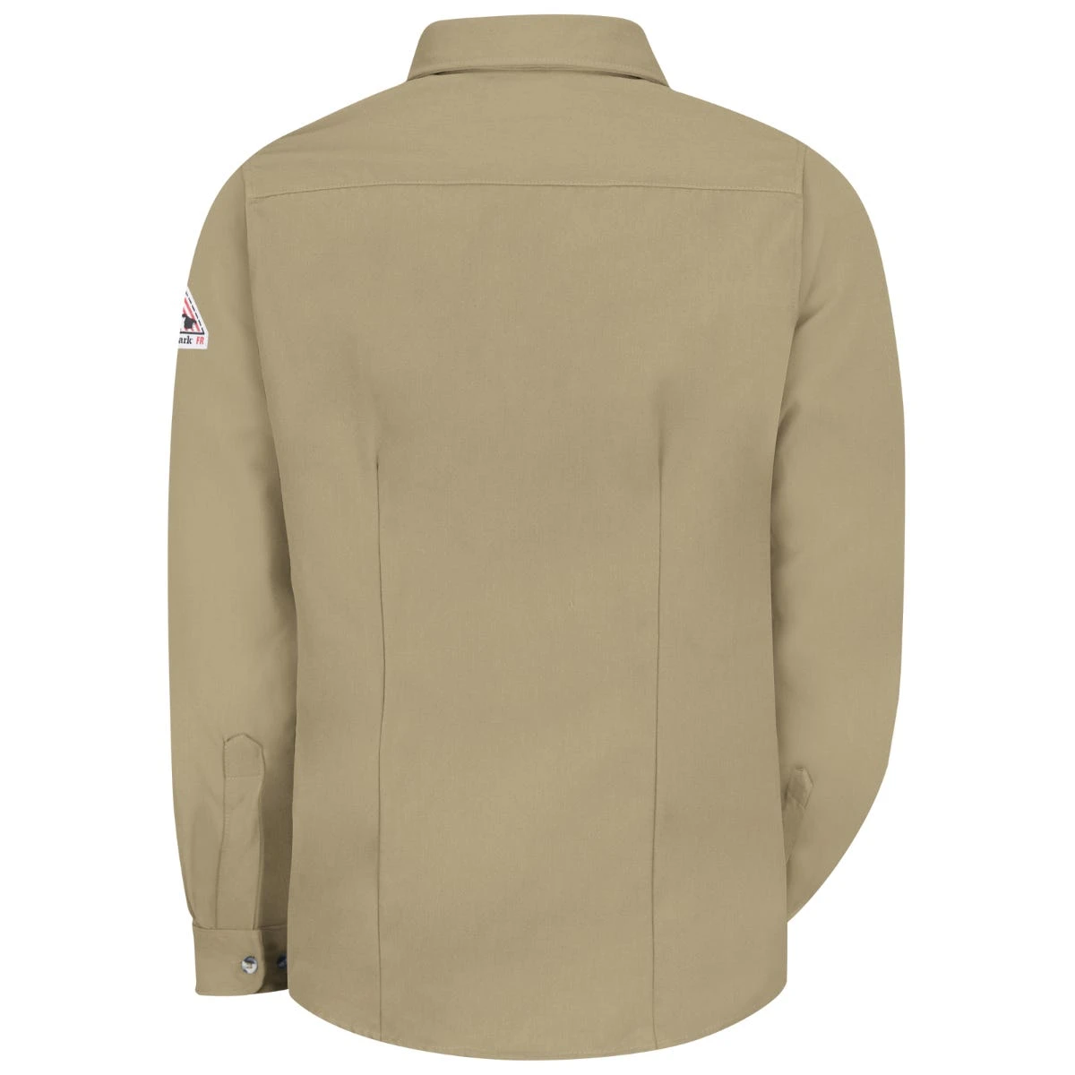 Bulwark Shirt: Women's SMU3 Khaki KHB Flame-Resistant Dress Uniform Shirt Bulwark Shirt: Women's SMU3 Khaki KHB Flame-Resistant Dress Uniform Shirt -Wrangler Store ps bw smu3kh b