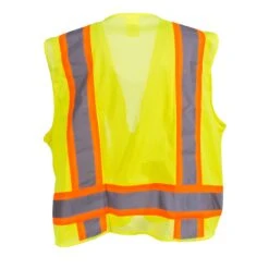 Radians Vests: Green Hi Vis SV6G Two Tone Surveyor Type R Class 2 Safety Vest -Wrangler Store radians sv6g 3