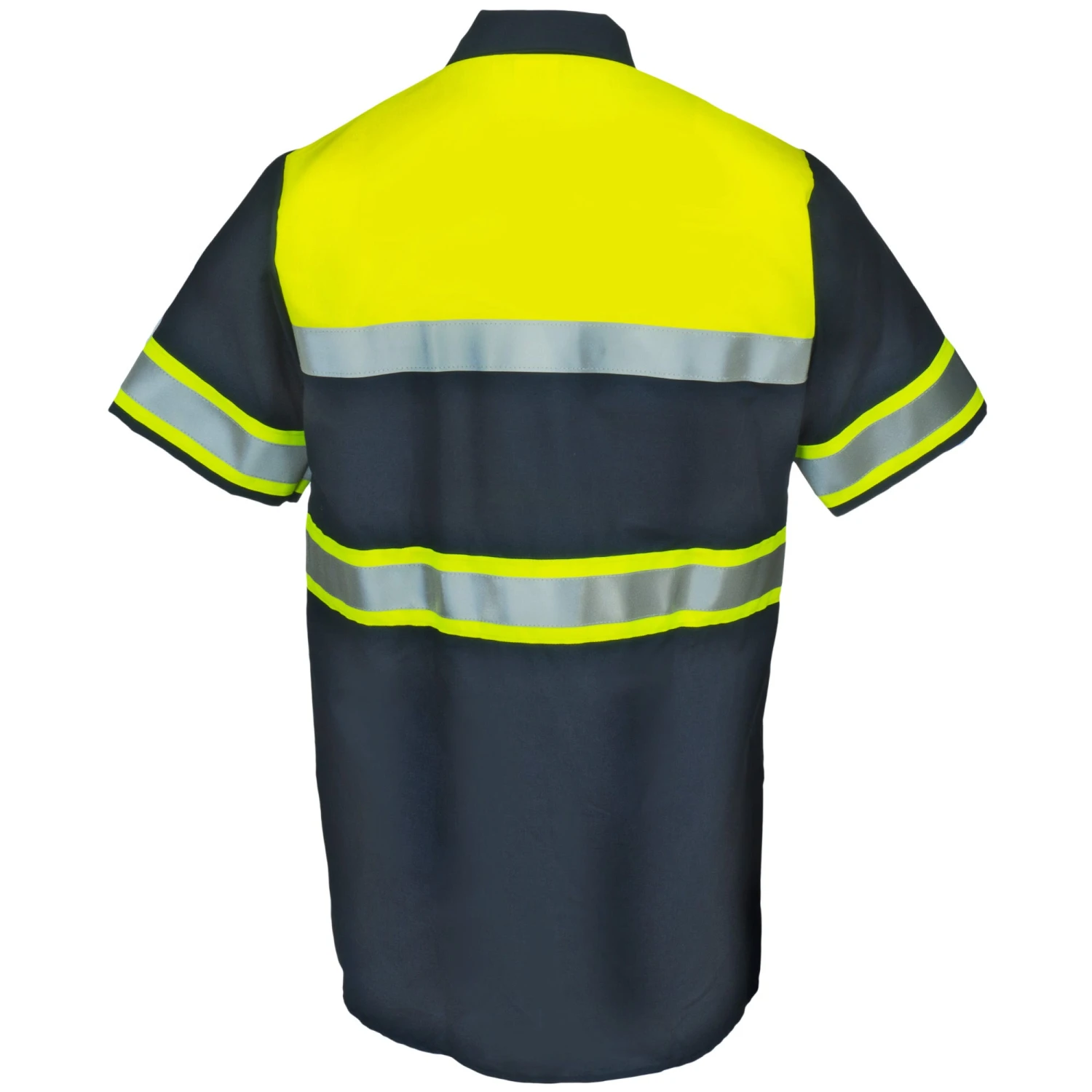 Red Kap Shirts: Men's SY80 YN Navy Hi Viz Ripstop Colorblock Short Sleeve Shirt Red Kap Shirts: Men's SY80 YN Navy Hi Viz Ripstop Colorblock Short Sleeve Shirt -Wrangler Store red kap sy80yn2 b 01