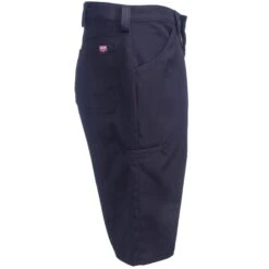 Red Kap Shorts: Men's PT4L BK Lightweight Ripstop Black Crew Shorts -Wrangler Store red kap pt4lbk 3