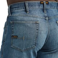 Ariat Rebar Jeans: Men's 10039288 Edgewood Rebar M5 Basic Stackable Straight Leg Jeans 3 Ariat Rebar Jeans: Men's 10039288 Edgewood Rebar M5 Basic Stackable Straight Leg Jeans -Wrangler Store s22 mns work 10039288 detail02