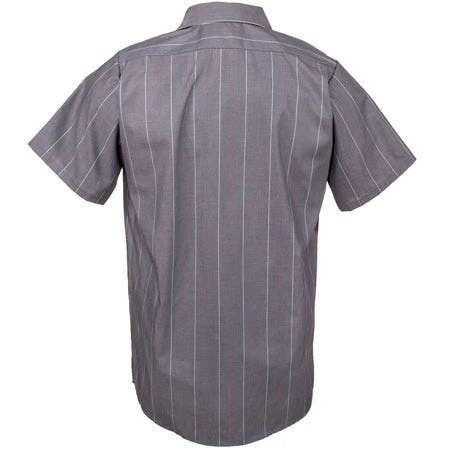 Red Kap Shirts: Men's SP24 CR Grey Stripe Uniform Work Shirt Red Kap Shirts: Men's SP24 CR Grey Stripe Uniform Work Shirt -Wrangler Store sp24ch2 redkapb 01