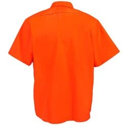 Red Kap Shirts: SS24 OR Men's Orange Short Sleeve Hi-Visibility Work Shirt 2 Red Kap Shirts: SS24 OR Men's Orange Short Sleeve Hi-Visibility Work Shirt -Wrangler Store ss24or2 litefxb 01