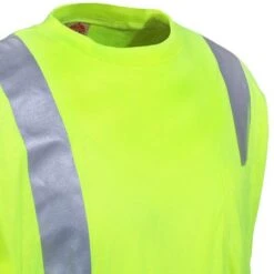 Red Kap Shirts: ANSI High Visibility Class 2 Long Sleeve Tee Shirt SYK2HV