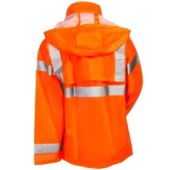 Tingley Jackets: Men's J44129 Orange High Vis FR Waterproof Eclipse Work Jacket -Wrangler Store tingley c44129 short b 01