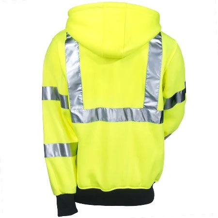 Tingley Sweatshirts: Men's S78122 Lime Green High-Visibility Hooded Sweatshirt Tingley Sweatshirts: Men's S78122 Lime Green High-Visibility Hooded Sweatshirt -Wrangler Store tingley s78122 b 01