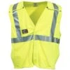 Tingley Vests: Men's V81522 High-Visibility FR Lime Breakaway Work Vest