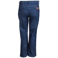 Wrangler Jeans: Men's Navy 0945 NAV Cowboy Cut Regular Fit Rigid Boot Cut Jeans -Wrangler Store wrangler 0945nav b 01