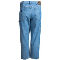 Wrangler Jeans: Men's Vintage Indigo 32001 VI Rugged Wear Relaxed Carpenter Jeans -Wrangler Store wrangler 32001vi b 01