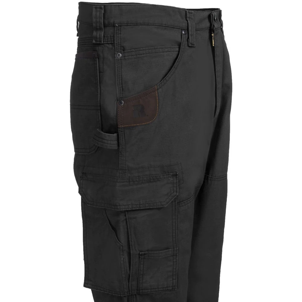 Wrangler Riggs Pants: Men's 3W060 BL Black Ripstop Ranger Pants Wrangler Riggs Pants: Men's 3W060 BL Black Ripstop Ranger Pants -Wrangler Store wrangler 3w060st r 01