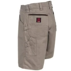 Wrangler Riggs Shorts: Men's Dark Khaki 3W320 DK Ripstop Carpenter Shorts -Wrangler Store wrangler 3w320 dk l 01
