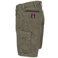 Wrangler Riggs Shorts: Men's Bark Brown 3W360 BR Cotton Ripstop Ranger Shorts -Wrangler Store wrangler 3w360 br l 01